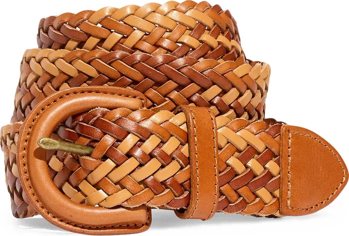 Woven Leather Belt | Nordstrom