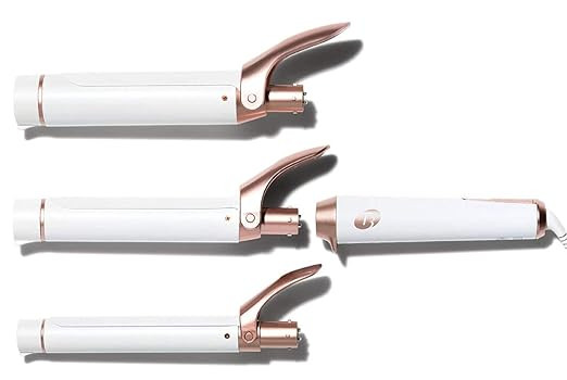 T3 - Twirl Trio Interchangeable Curling Iron | Custom Blend Ceramic Three Barrel Professional Cur... | Amazon (US)