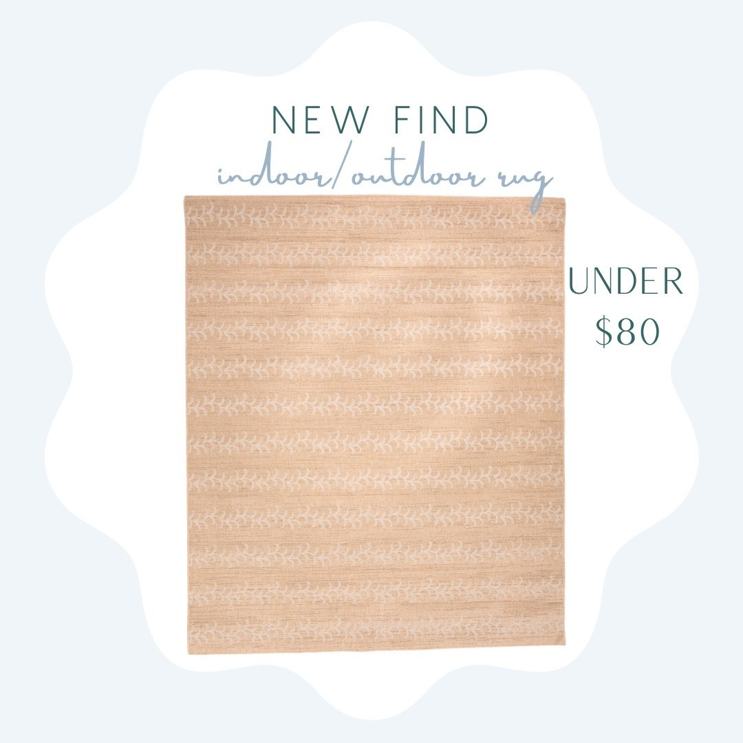 Natural jute rug for indoor or outdoor use under $80! 

Outdoor rug, neutral rug, jute rug, porch rug, patio rug