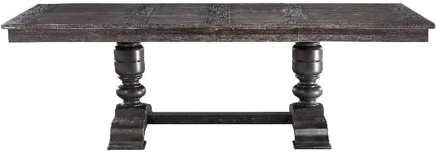 Bowery Hill Transitional Washed Espresso Finish Wood Dining Table | Amazon (US)
