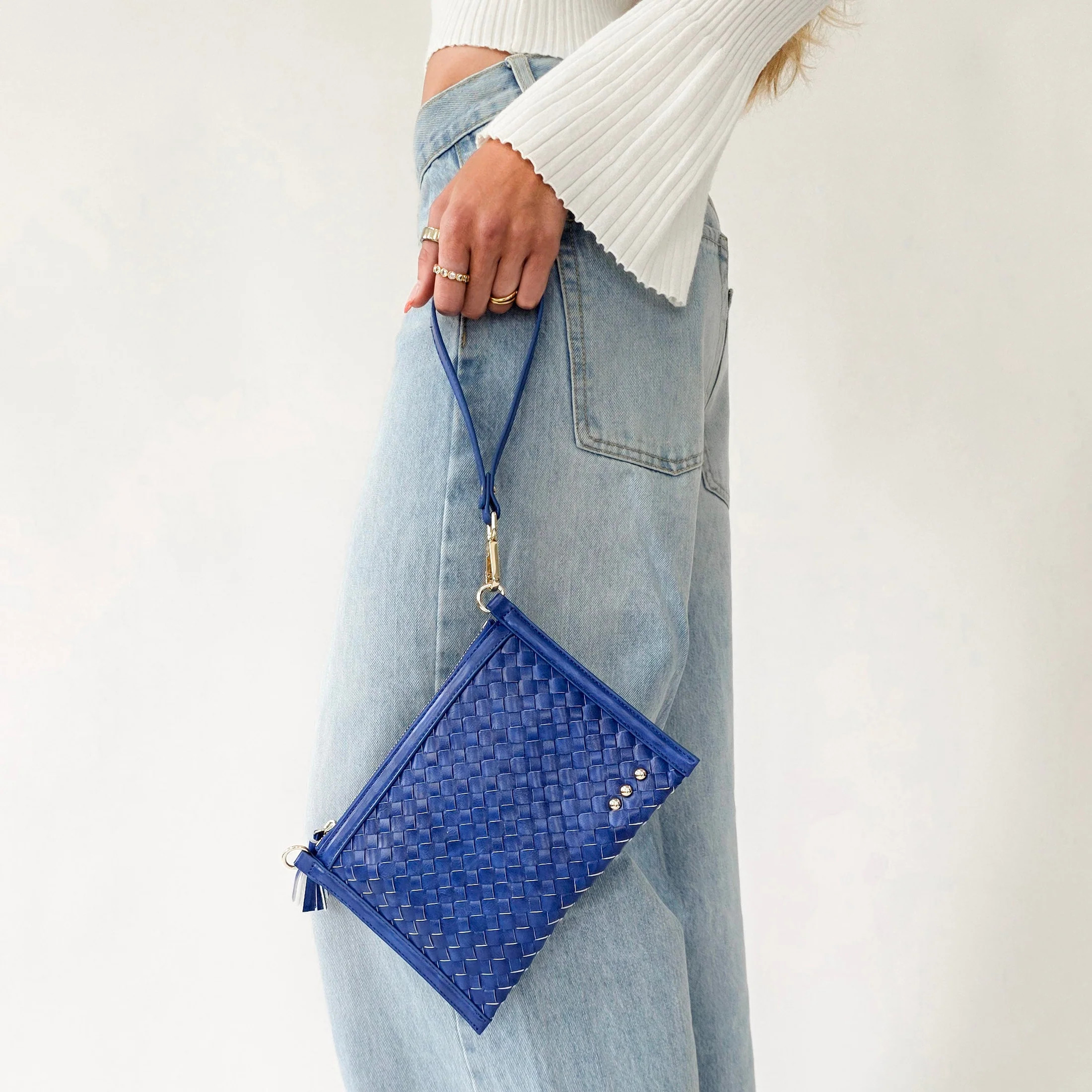 Veda Woven Crossbody and Clutch Bag | Pretty Simple