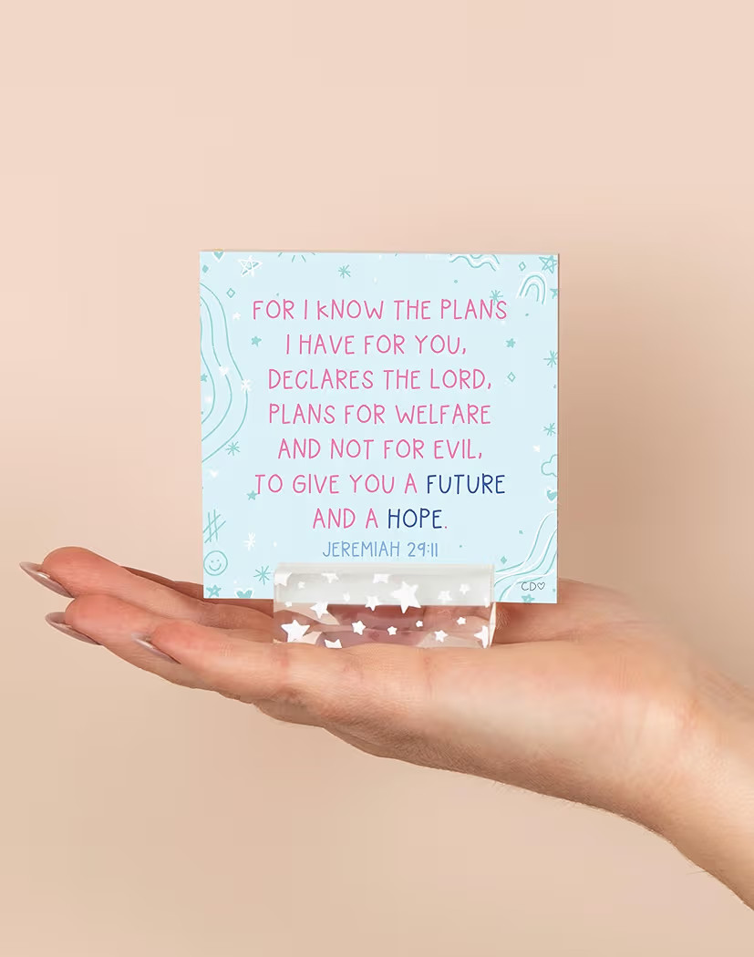 Callie Danielle Bible Verses for Hope Card Set With Acrylic Block Stand, Scripture Cards for Enco... | Amazon (US)