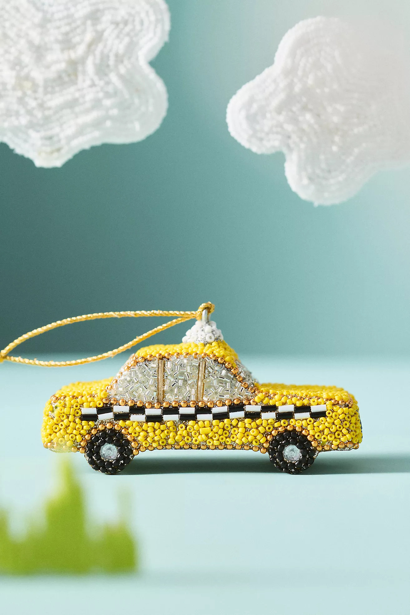 Hand-Beaded Travel Ornament | Anthropologie (US)
