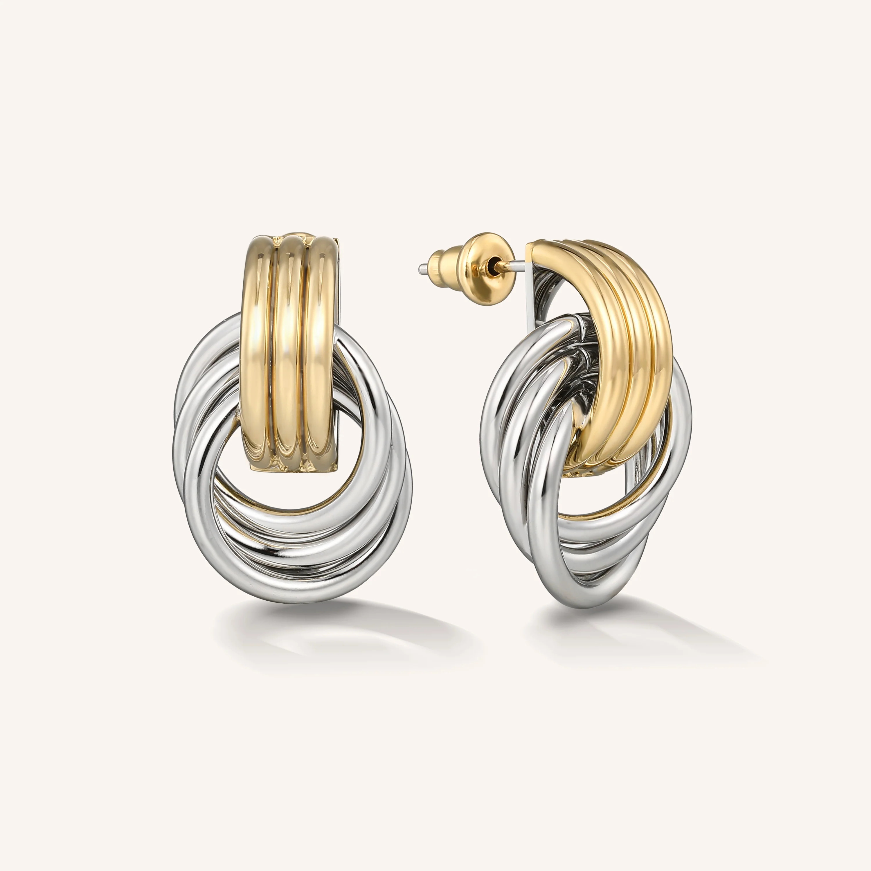 Rachel Mixed Metal Earrings | Victoria Emerson