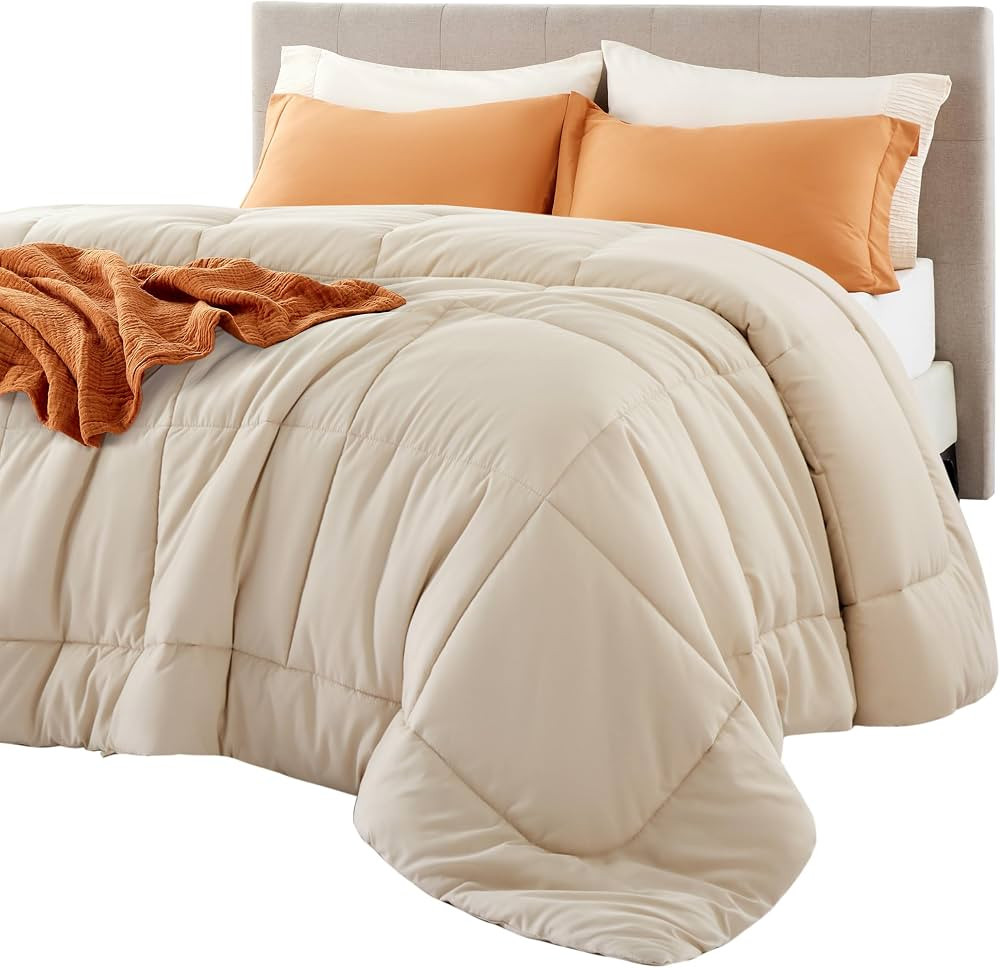 Bedsure Comforter Duvet Insert - Quilted Comforters Full Size, All Season Duvet, Down Alternative... | Amazon (US)