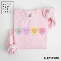 Conversation Hearts Sweatshirt Valentine's Day Crewneck | Etsy (US)