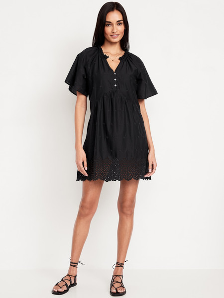 Split-Neck Mini Swing DressSplit-Neck Mini Swing Dress$49.99 50% off$24.99Image of 5 stars, 4.26 ... | Old Navy (US)