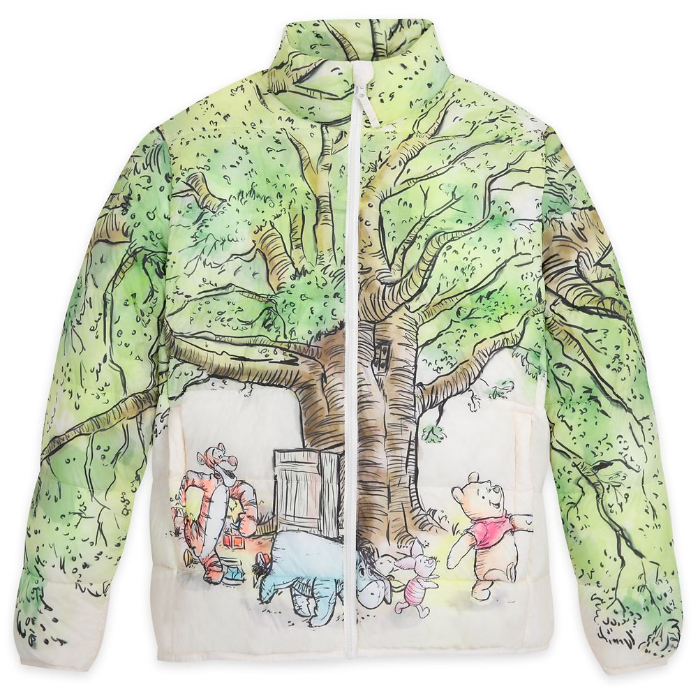Winnie the Pooh and Pals Puffer Jacket for Adults | Disney Store