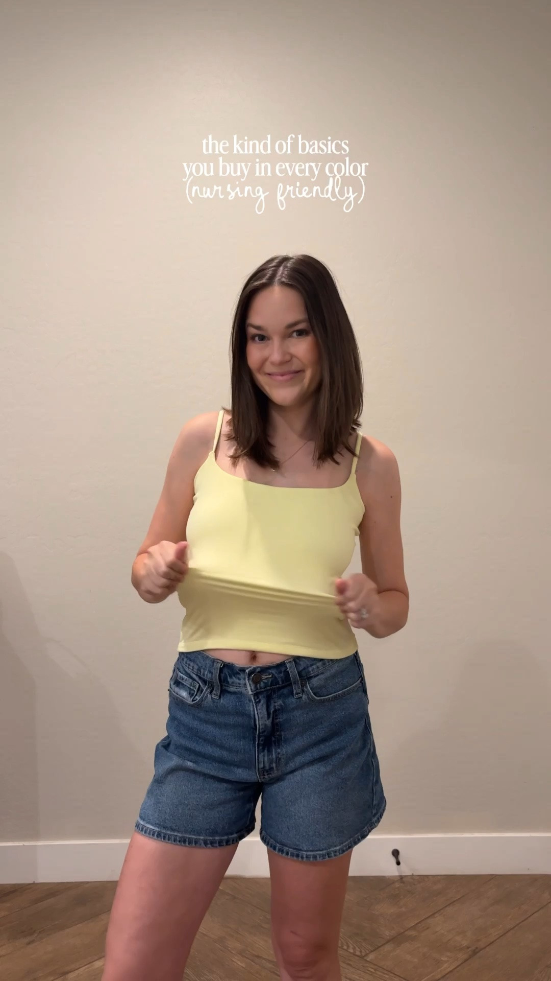 The kind of basics you buy in every color. Wearing size small