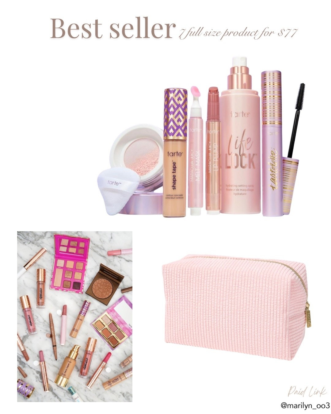 ✨💖 ¡ALERTA DE BELLEZA! 💖✨
La promo que TODAS estábamos esperando 😍

🛍️ Lleva 7 productos de Tarte Cosmetics por solo $77 🔥 el precio increíble y los productos full size 🤭

🌸 Maquillaje de alta calidad
🌸 Perfecto para renovar tu makeup bag

💄 Corre antes de que se agoten tus favoritos 🛍️

#LTKSaleAlert #LTKBeauty #LTKselfcare