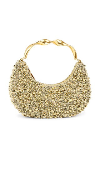 Evelyn Crescent Bag in Gold | Revolve Clothing (Global)