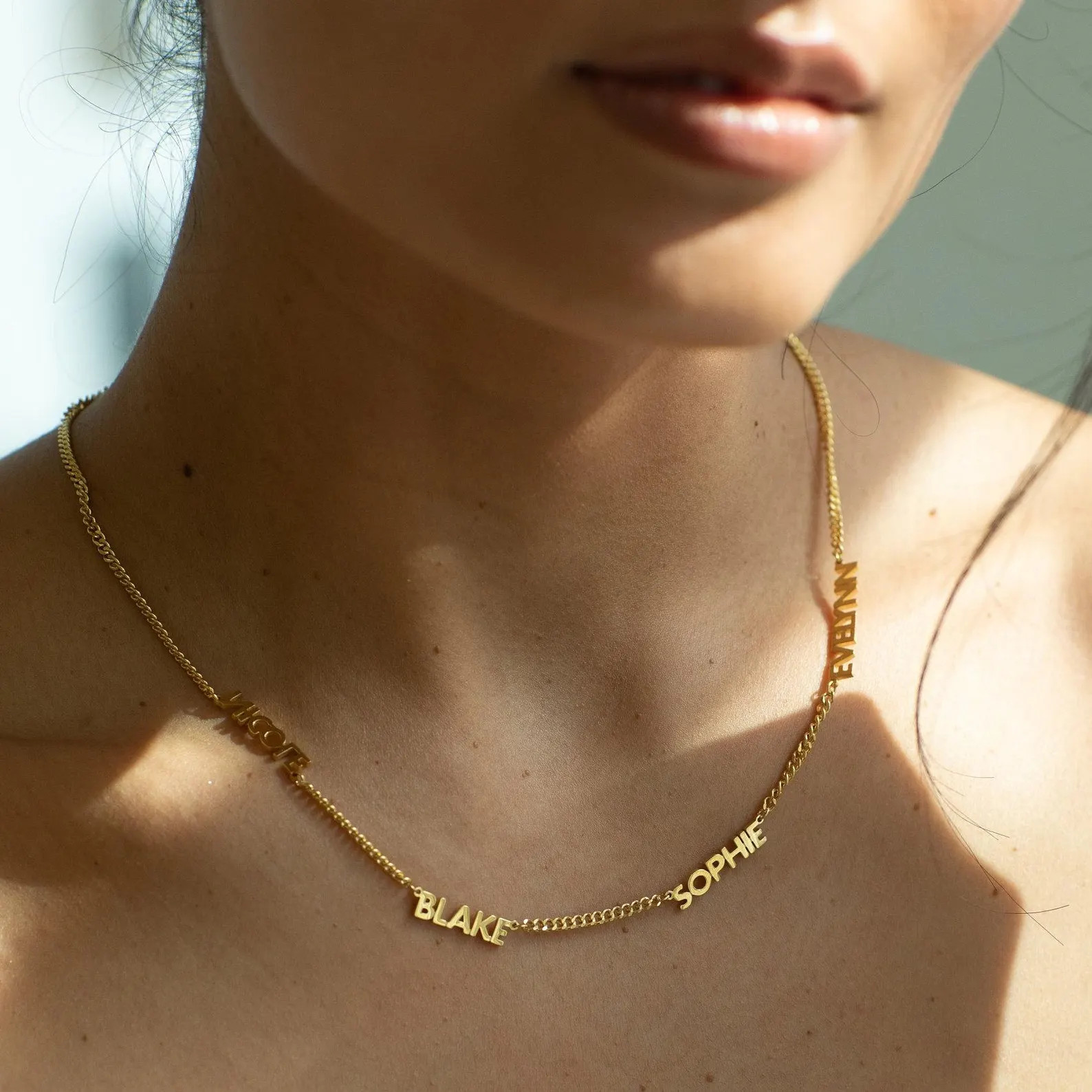 Personalized Multiple Name Necklace by Gracepersonalized - Custom Kids Name Necklace - 2 Name Nec... | Etsy (US)