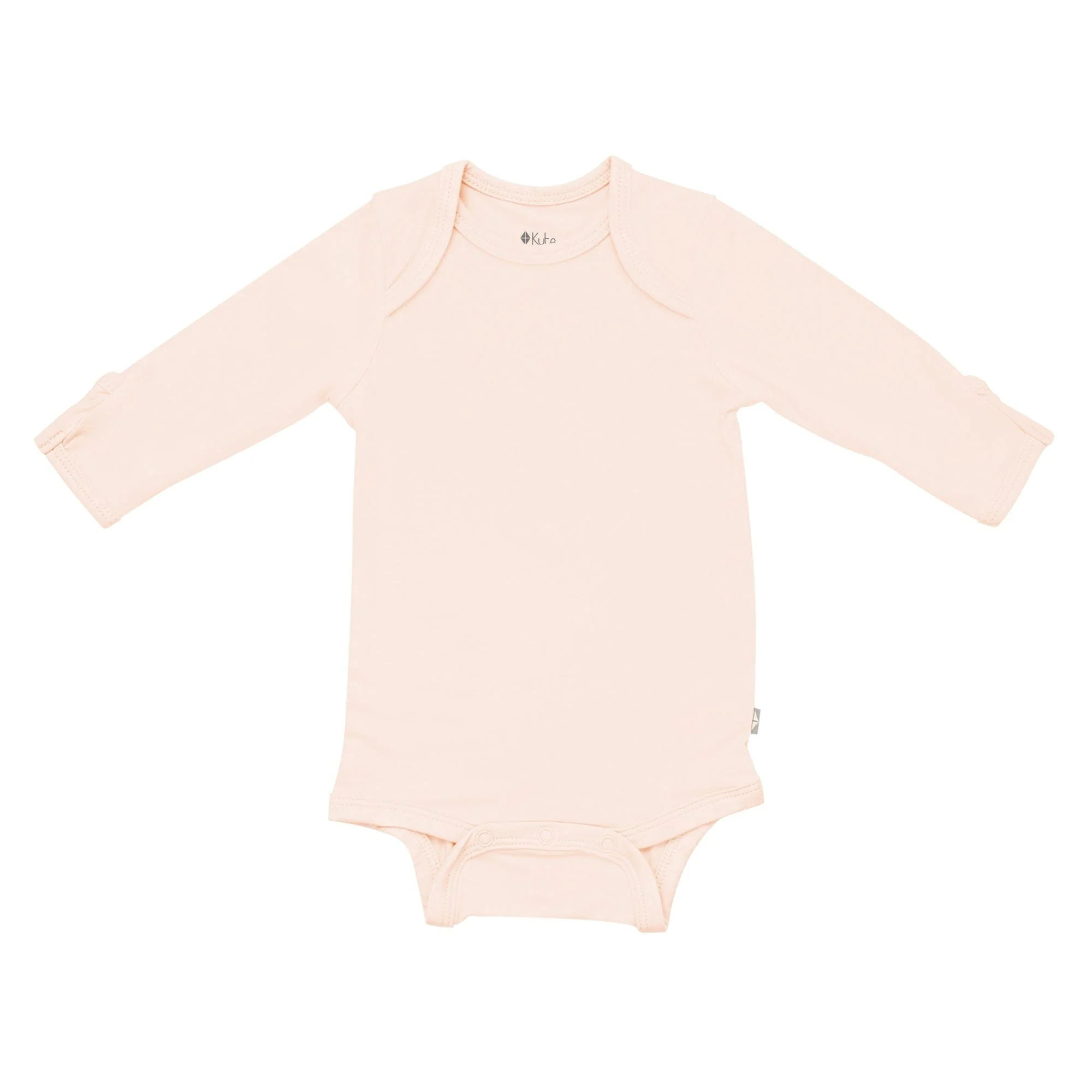 Long Sleeve Bodysuit in Porcelain | Kyte BABY