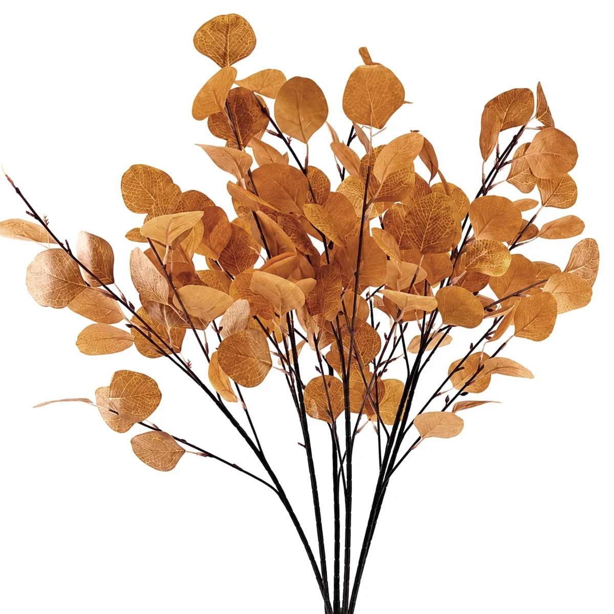 Fall Eucalyptus Leaves 33.8inch Artificial Eucalyptus Leaves Stems Fake Fall Flowers Decor for Ch... | Walmart (US)
