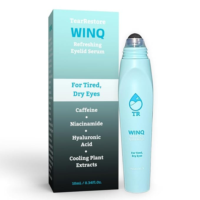 TearRestore WINQ Eyelid Serum for Tired Eyes | Redness Relief & Instant Eye Brightening with Caff... | Amazon (US)