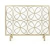 Christopher Knight Home Veritas Single Panel Gold Iron Fireplace Screen | Amazon (US)