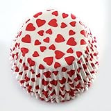 Norpro Standard Size Heart Baking Cups/Liners, 75-Pack, Multicolored | Amazon (US)