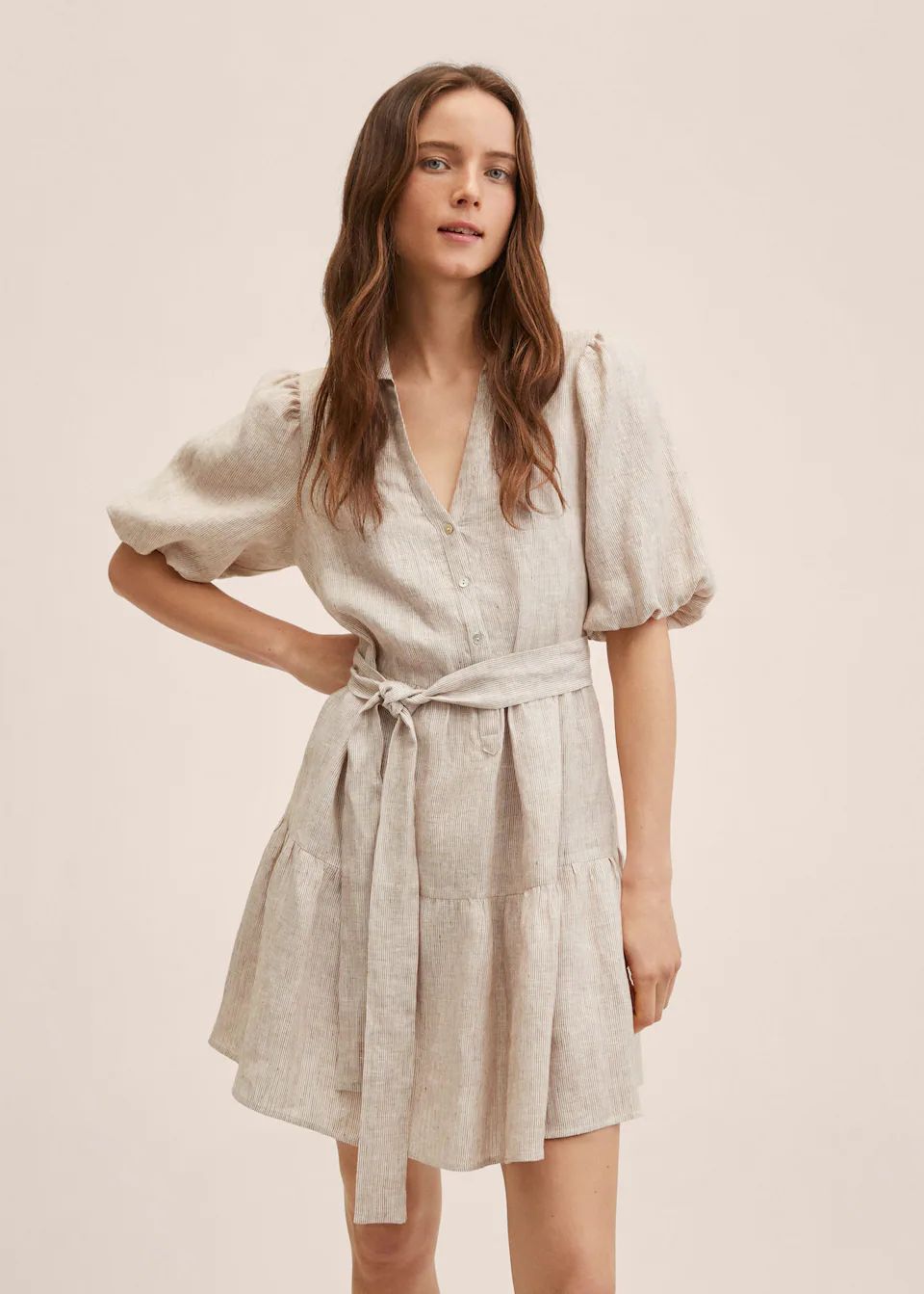 100% linen dress | MANGO (US)