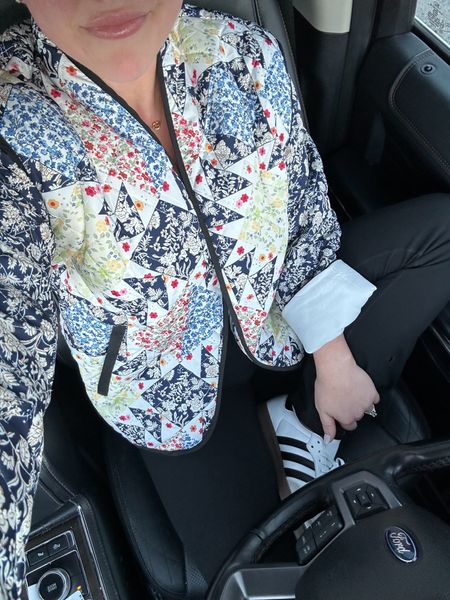 I love this quilted grandma jacket so much -  I bought it in blue. 🥰

#LTKfindsunder50 #LTKSeasonal #LTKstyletip