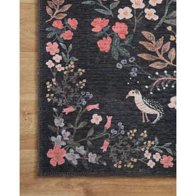Rifle Paper Co. x Loloi Maison Tuileries Navy Rug | Wayfair North America