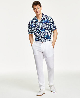 Men's 100% Linen Pants, Created for Macy's | Macy's