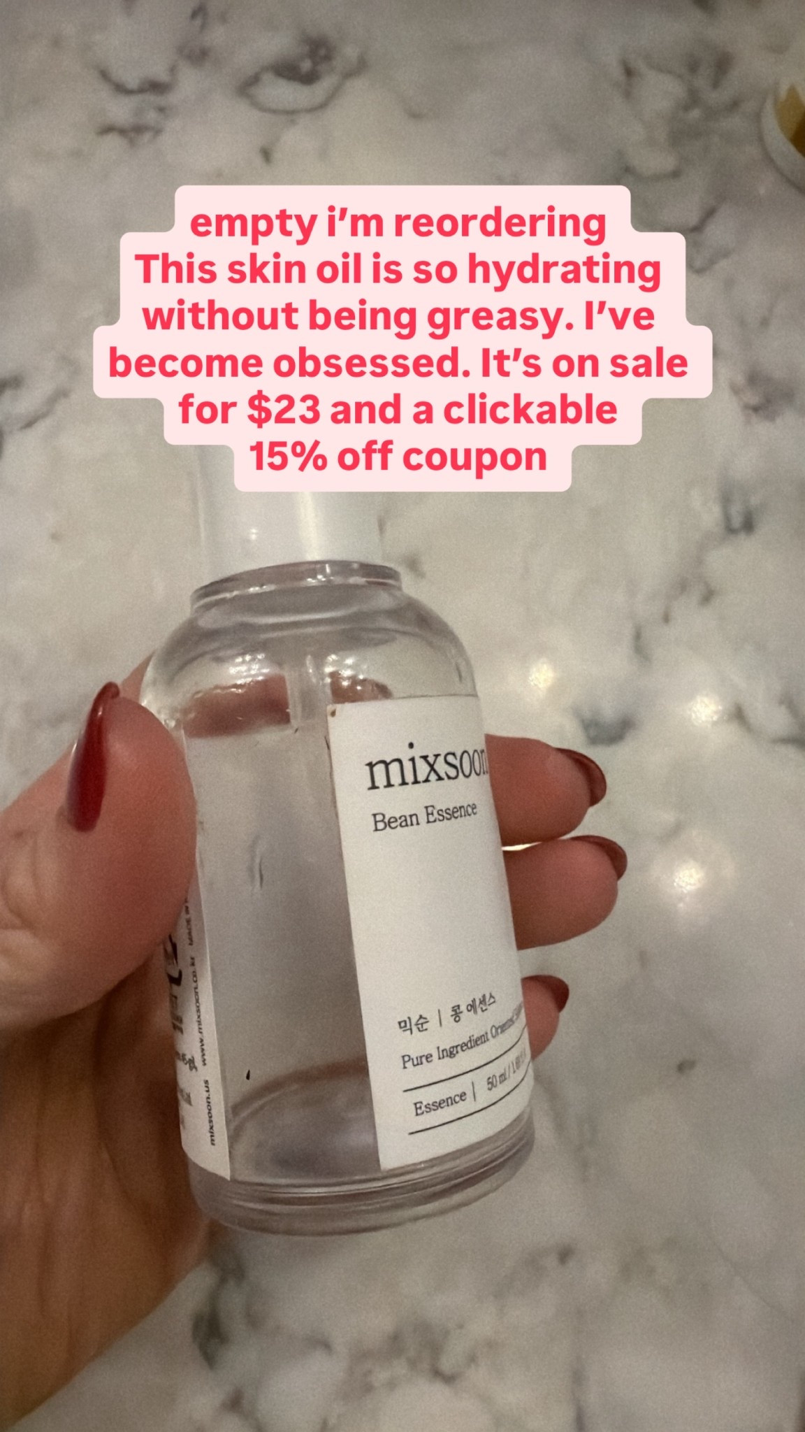 A fav face oil on sale 
Korean skincare 
Over 40 beauty 

#LTKselfcare #LTKOver40 #LTKBeauty