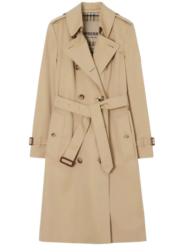 Burberry The Long Chelsea Heritage Trench Coat | Neutrals | FARFETCH AU | Farfetch Global