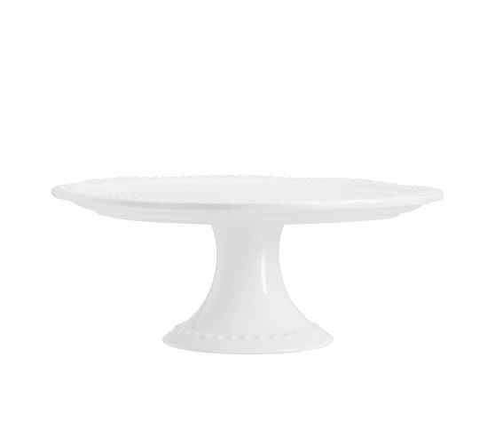 Emma Beaded Stoneware Cake Stand | Pottery Barn (US)