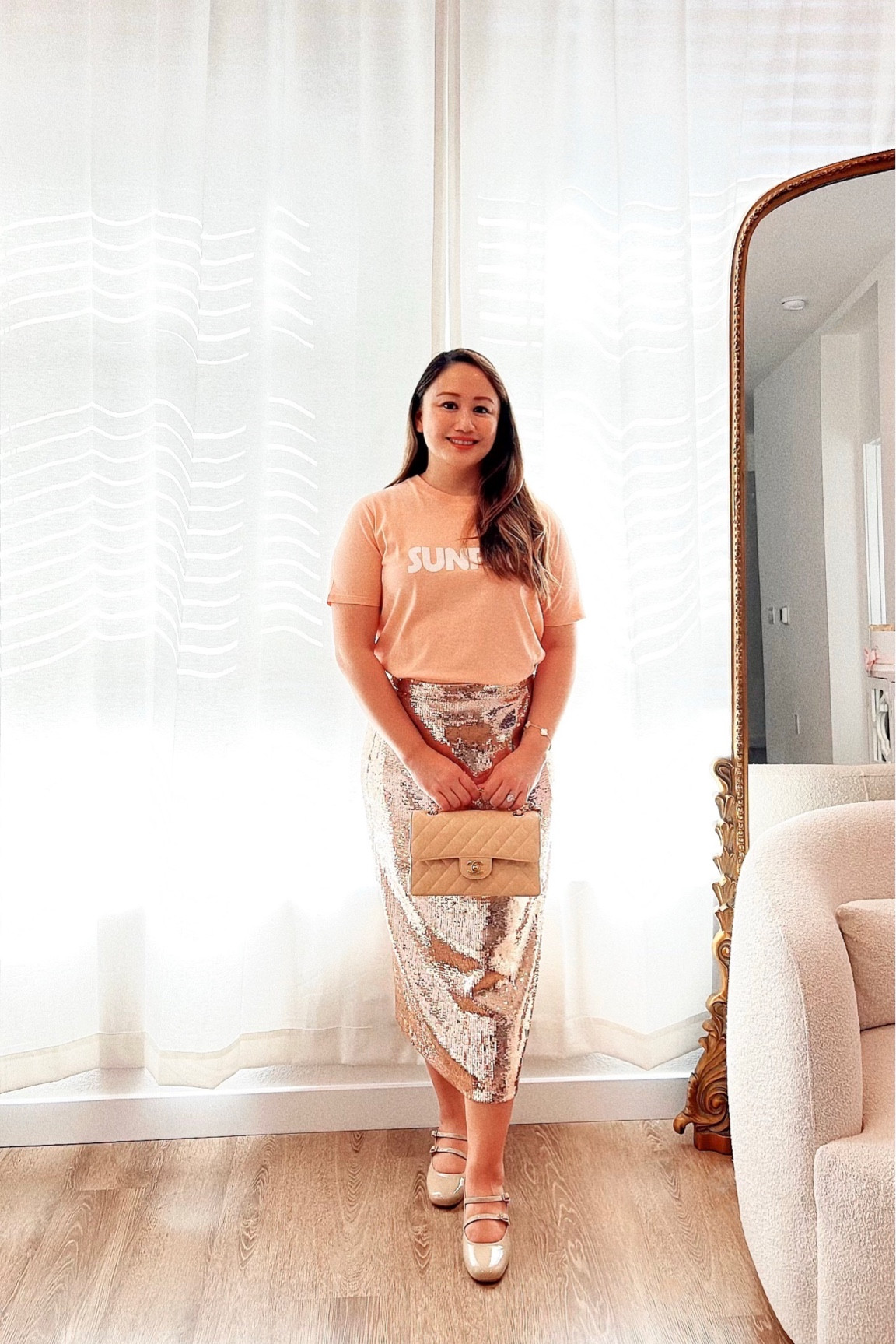 Sezane’s winter collection. Sezane skirt, Sezane shirt, Chanel Classic Flap. 

#LTKitbag #LTKMostLoved #LTKSeasonal