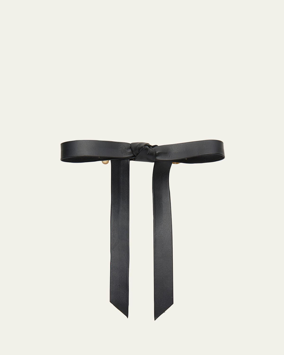 Bardot Bow Faux Leather Barrette | Bergdorf Goodman