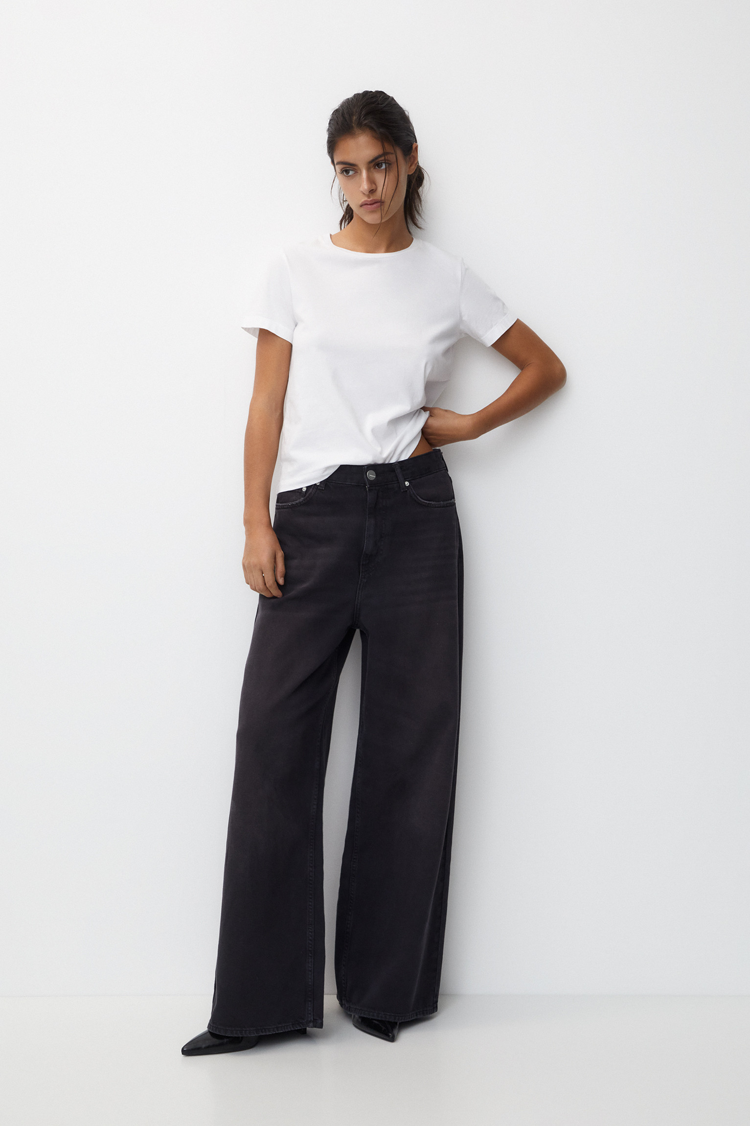 Jean large baggy taille basse | PULL and BEAR FR