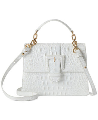 Small Hallie Melbourne Leather Satchel | Macy's
