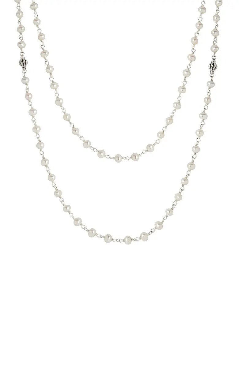'Luna' Long Pearl Necklace | Nordstrom