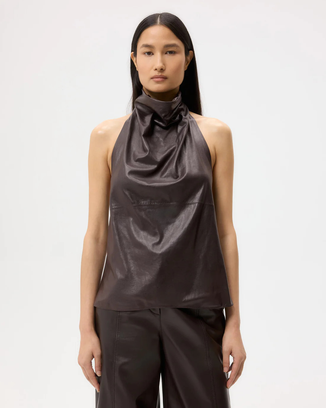 Friday Night Top in Paper Leather | TWP