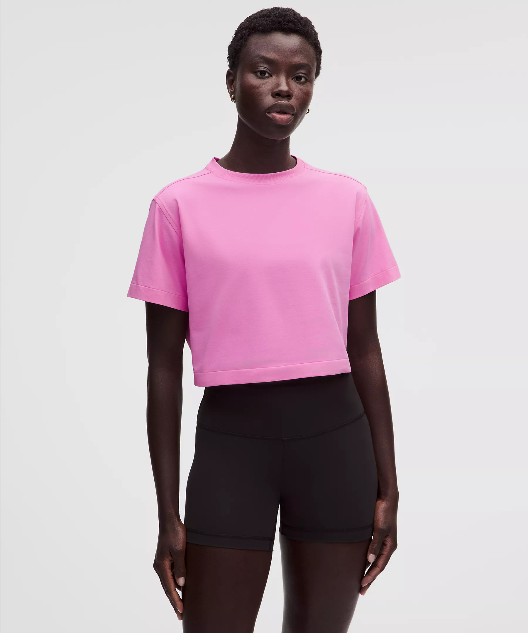 All Yours Organic Cotton Cropped T-Shirt | Lululemon (US)