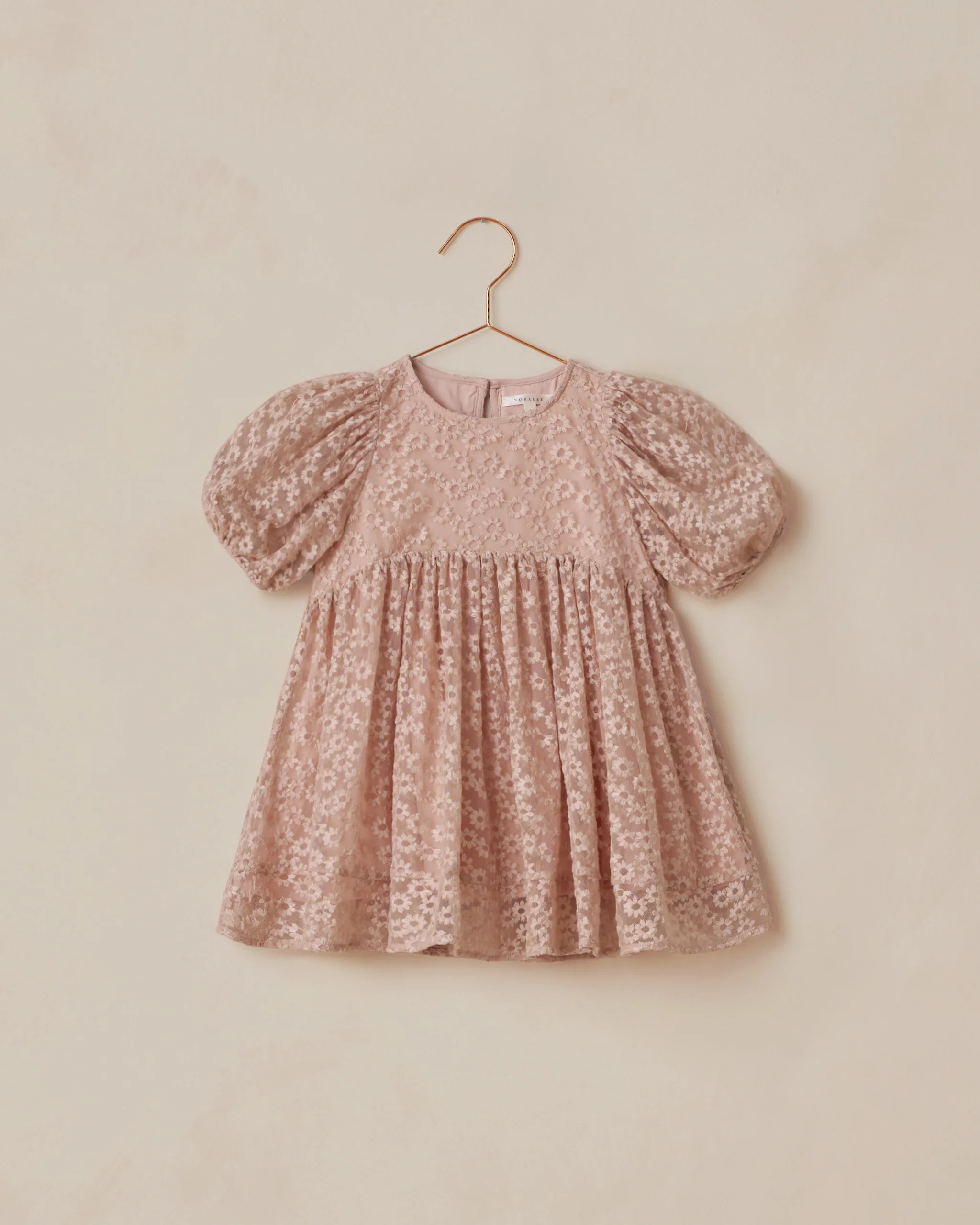 Luna Dress Rose Embroidered Daisy | Rylee + Cru