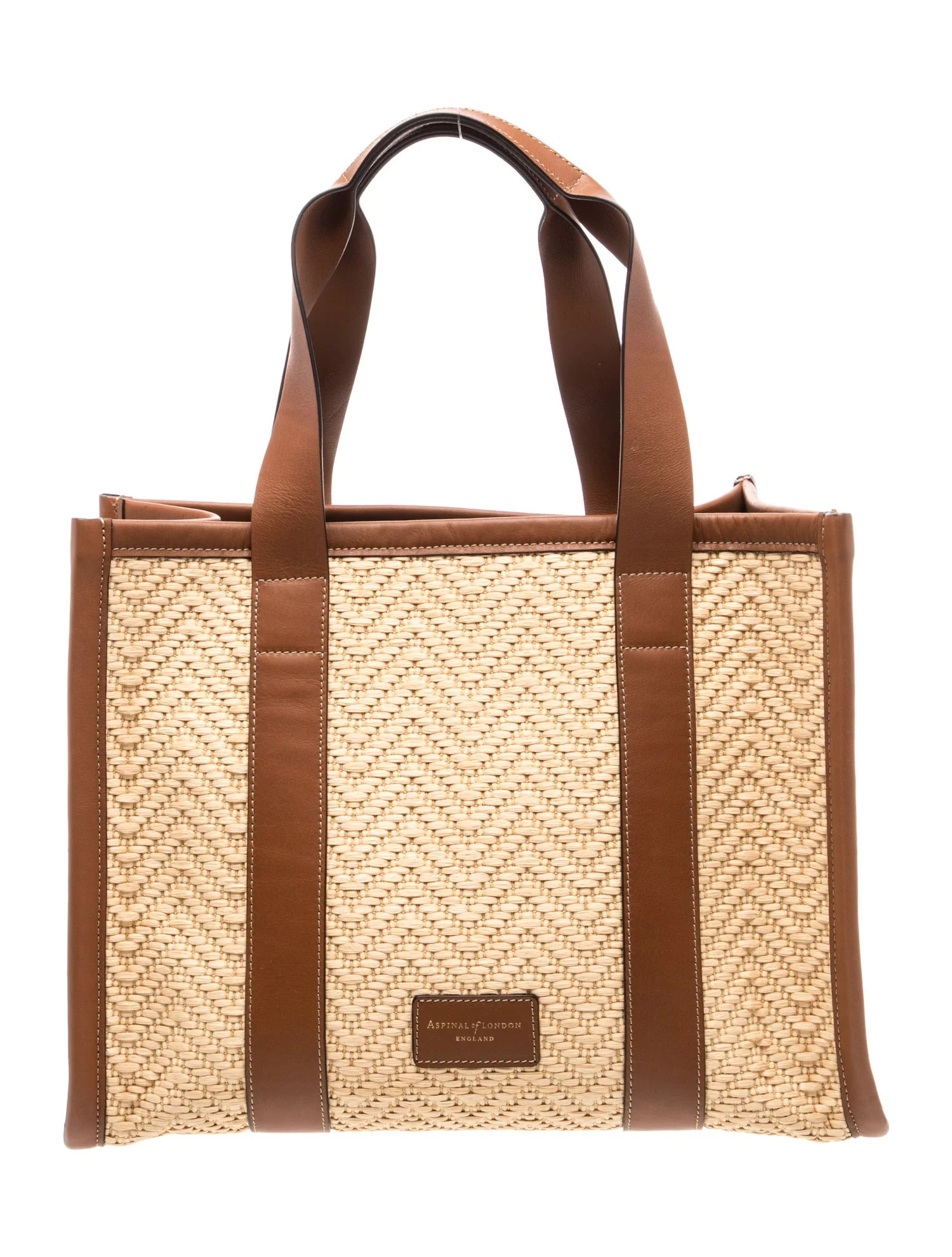 Aspinal of London Raffia Tote | The RealReal
