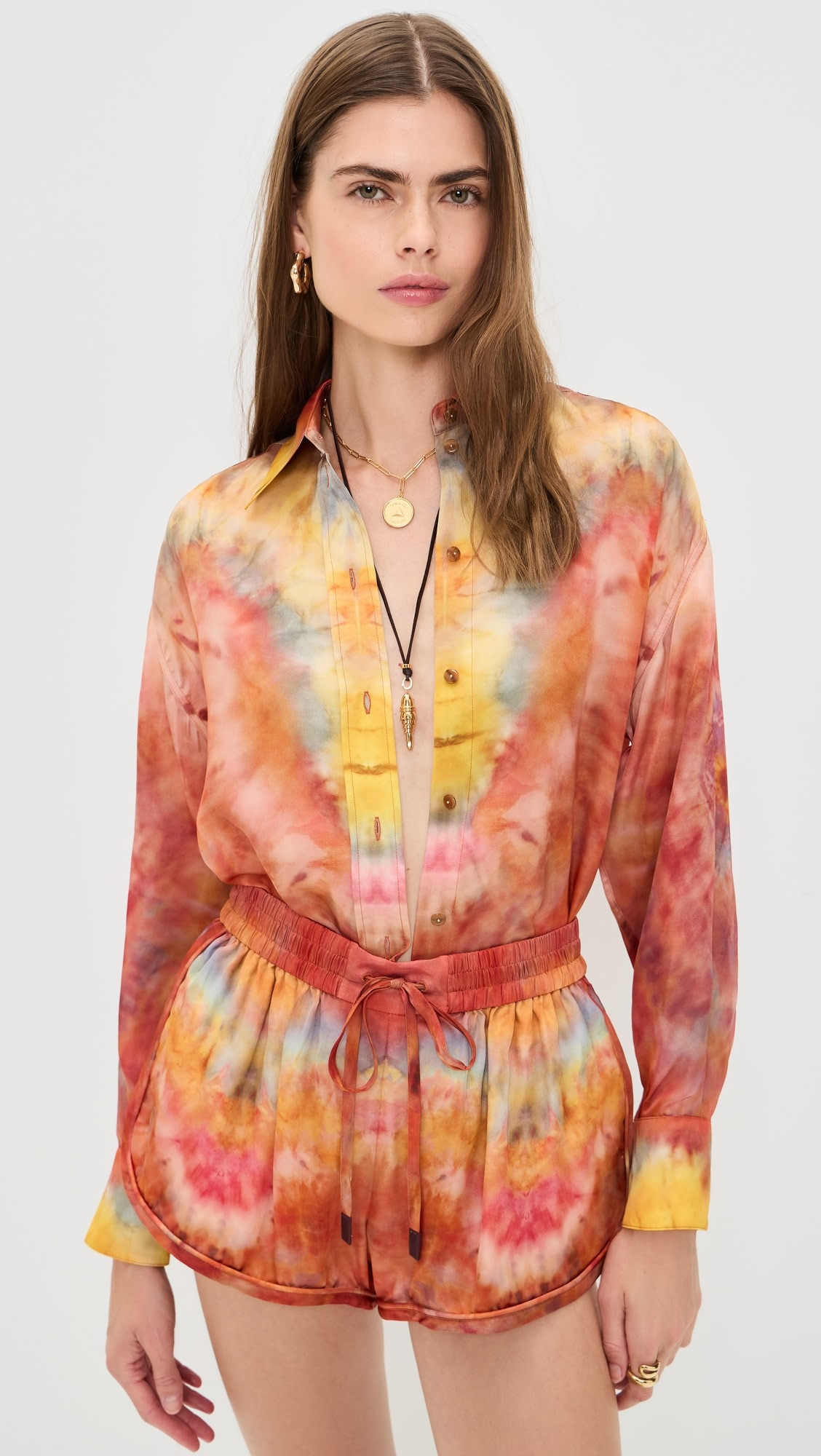 Alchemy Relaxed Silk Satin Shirt | Shopbop