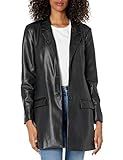 BB Dakota by Steve Madden Women's CEO of Cool Faux Leather Blazer, Black, XS (US 0-2) | Amazon (US)