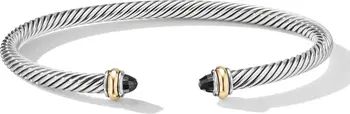 Cable Classic Bracelet with 18K Gold & Semiprecious Stones, 4mm | Nordstrom