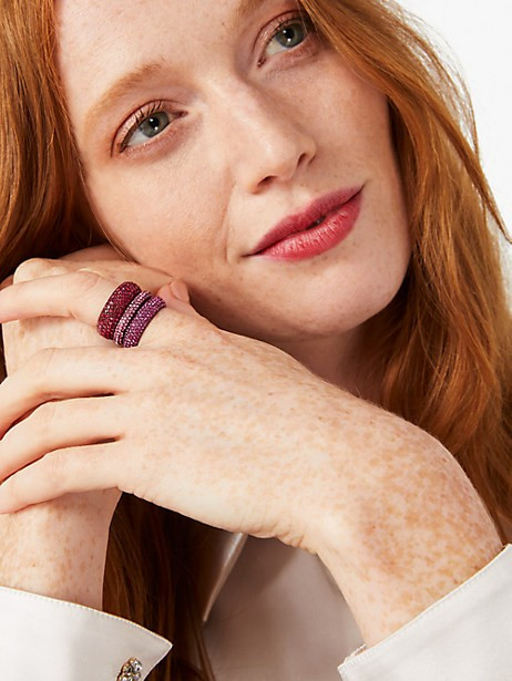 candy drops pavé ring set | Kate Spade (US)