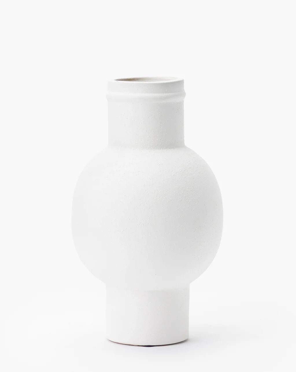 White Textured Ceramic Vase | McGee & Co.