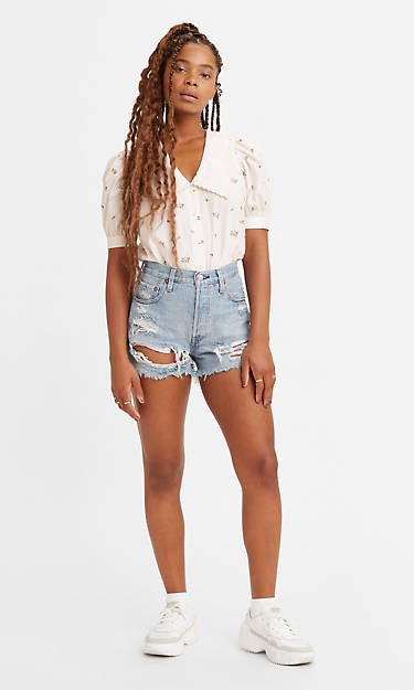 501® High Rise Womens Shorts | LEVI'S (US)