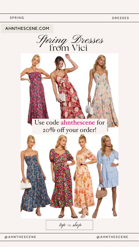 Spring dresses from Vici 

#LTKfindsunder100 #LTKSeasonal #LTKstyletip