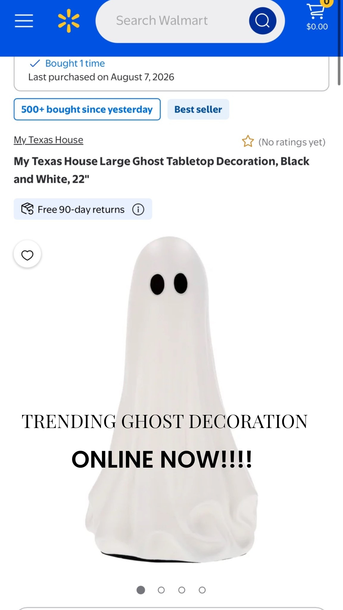 My Texas house TRENDING ghost decoration!  #halloween

#LTKSeasonal #LTKHome