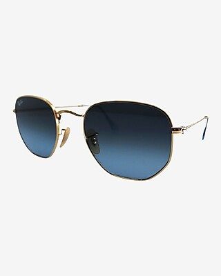 Ray-Ban Hexagonal Gold Sunglasses | Express
