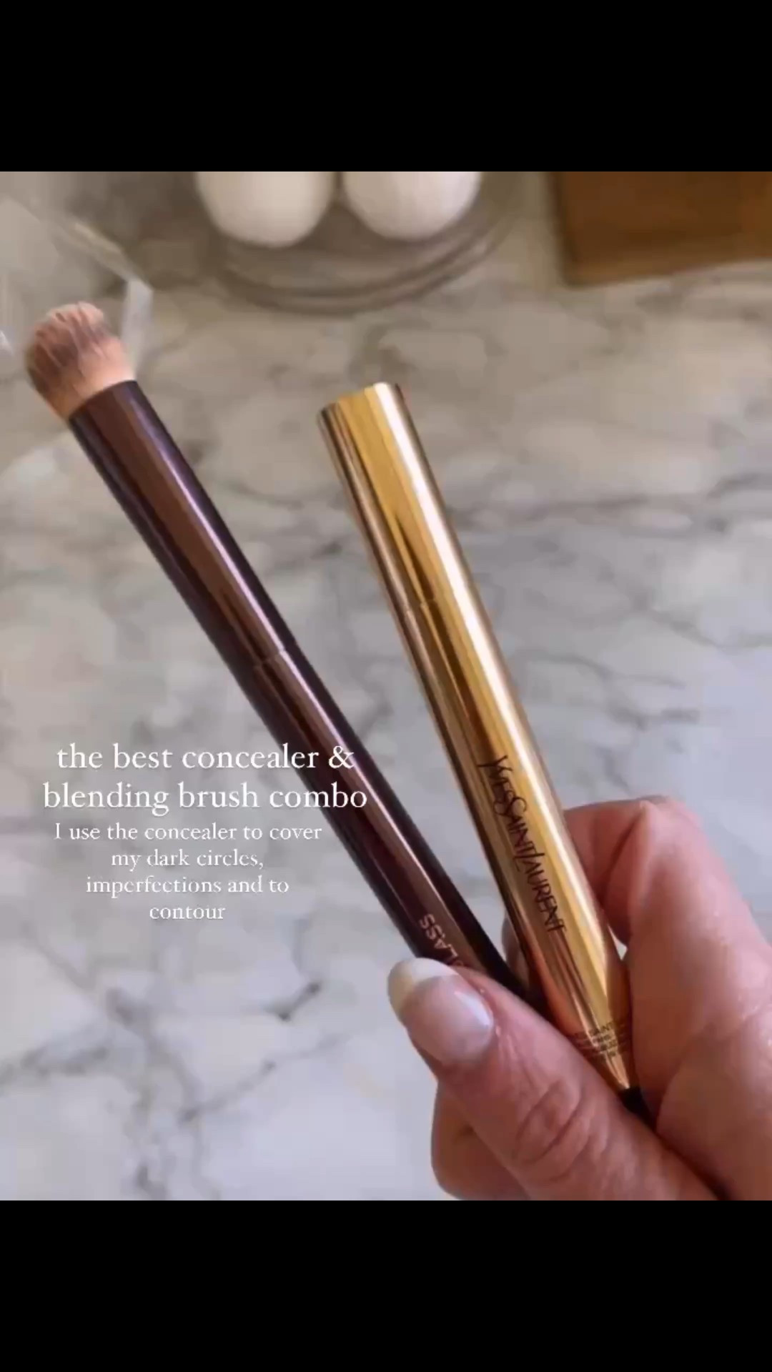 My favorite concealer and blending brush 