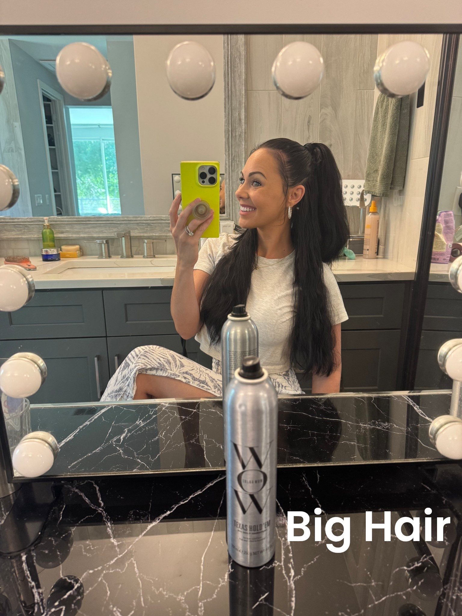 My favorite hairspray for big hair ❤️ This gives my thin flat hair so much volume! Texas Hold ‘em spray from Color wow!🤩 

#LTKStyleTip #LTKBeauty #LTKSeasonal