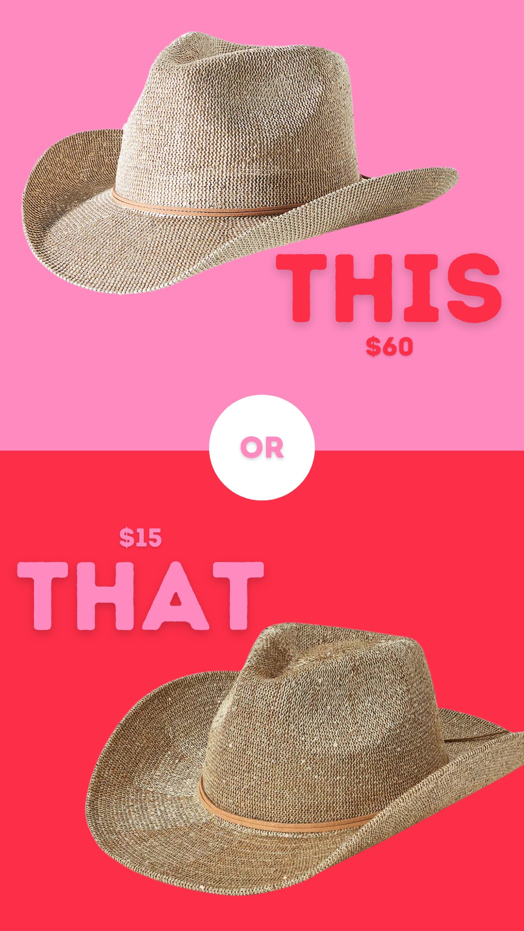 this or that sparkle cowboy hat … 

#LTKFindsUnder50 #LTKStyleTip