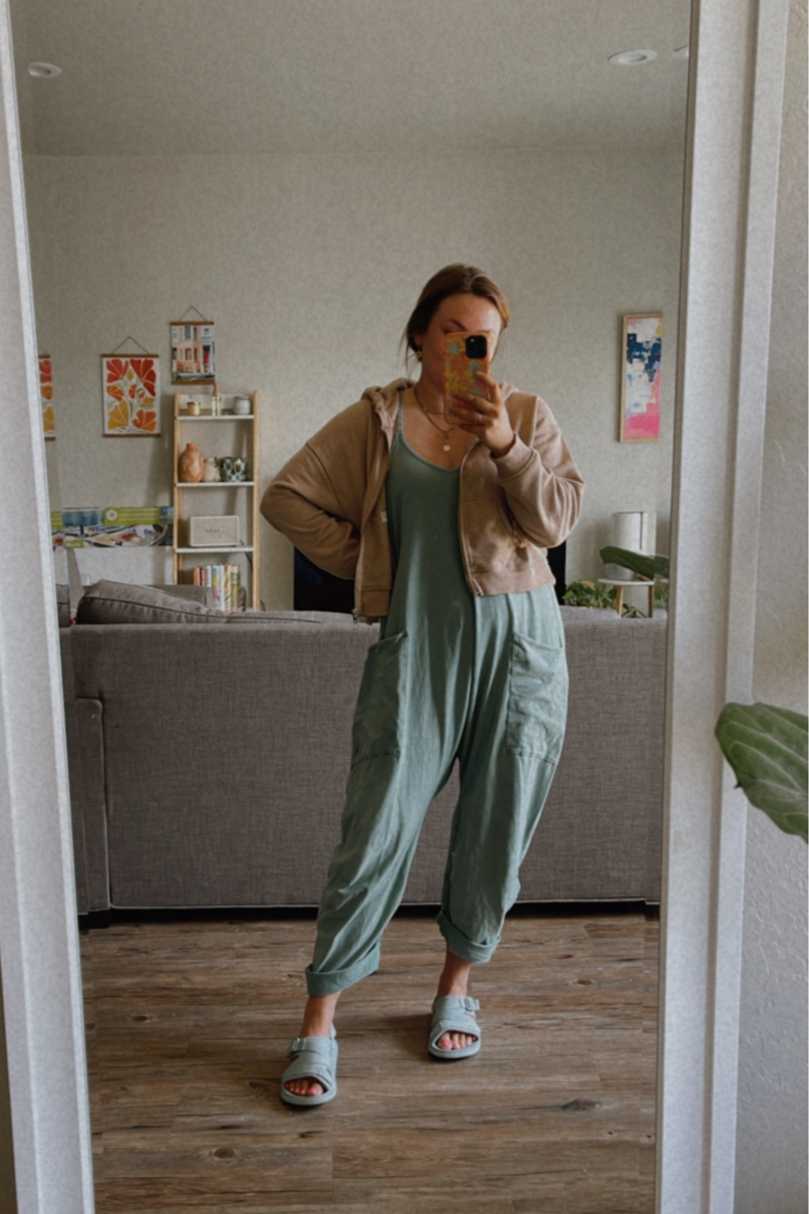 Spring transition outfit
Midsize 
Jumper jumpsuit 
FP movement free people
Chacos
Sandals


#LTKunder100 #LTKstyletip #LTKSeasonal